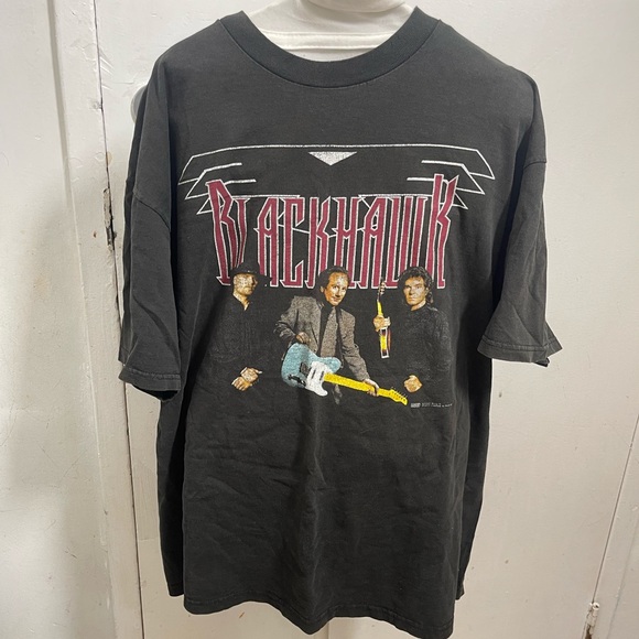 Blackhawk country band 1995-1996 strong enough tour shirt nice man tag - Picture 1 of 5